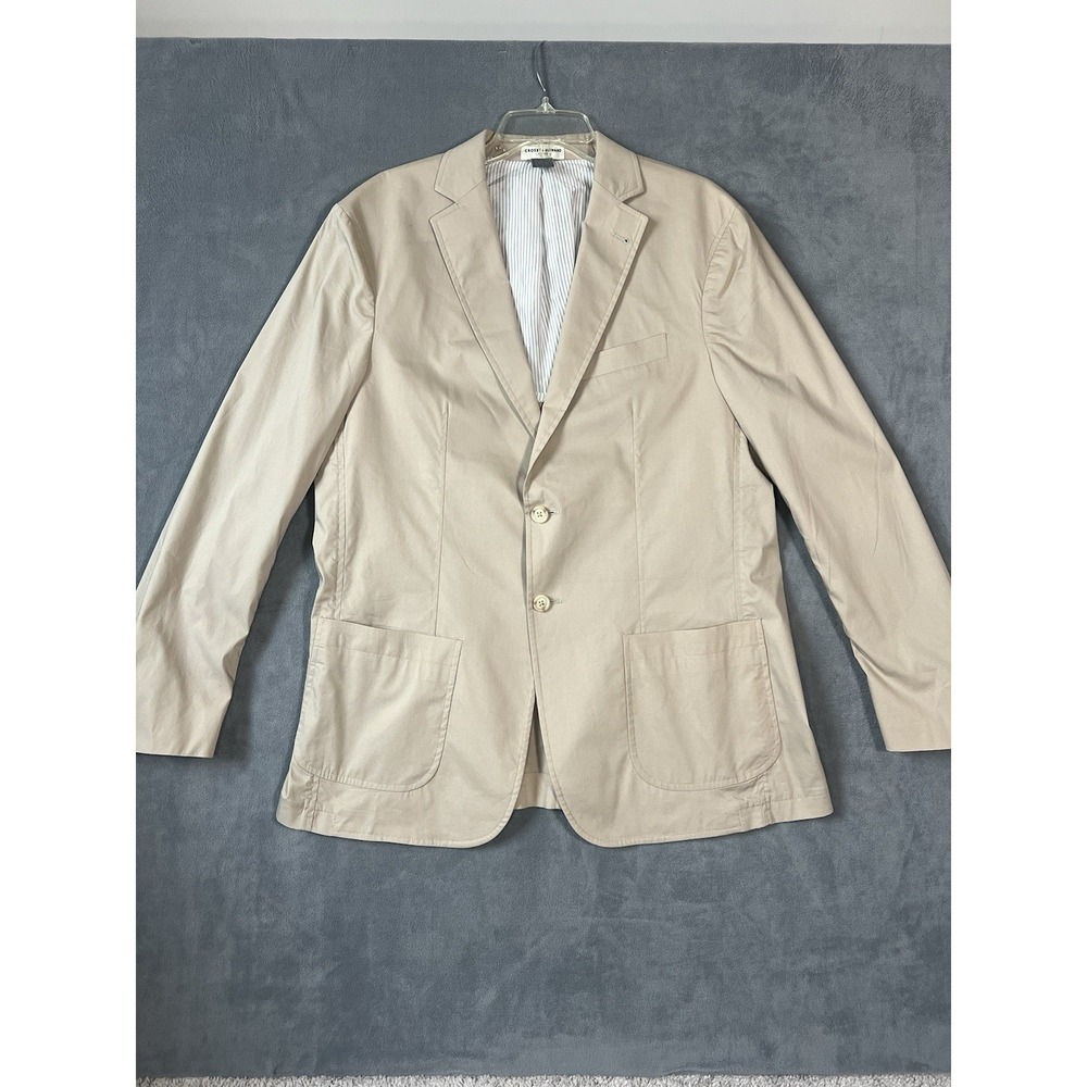 Crosby & Howard REDA Men's Blazer Sport Coat Cotton Blend Size XL Two Button